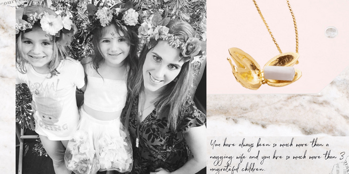 Melanie Gilmer and her family in our Why I Wear series.